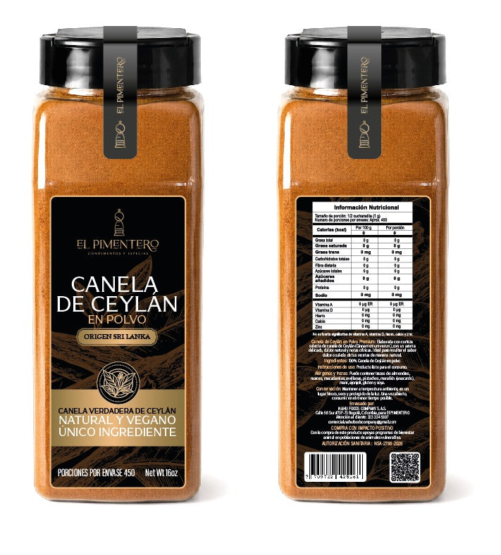 Canela Ceylan de Alta Pureza *400g- Sri Lanka